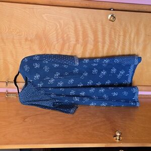 Gudrun Sjödén Blue Cotton Tunic Dress